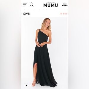 Shannon One Shoulder Dress from Show Me Your Mumu